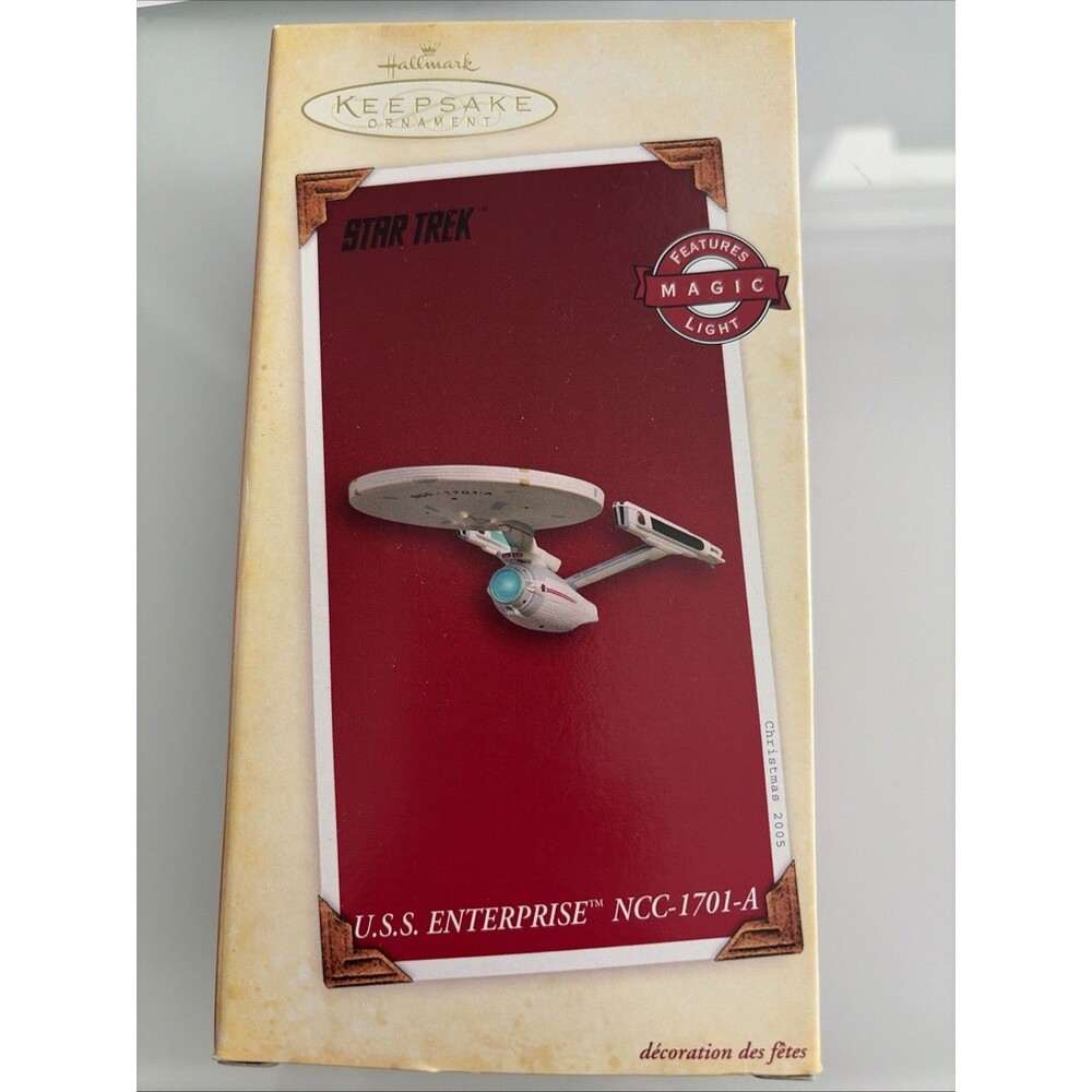 Hallmark NCC-1701A Star Trek Ornaments
